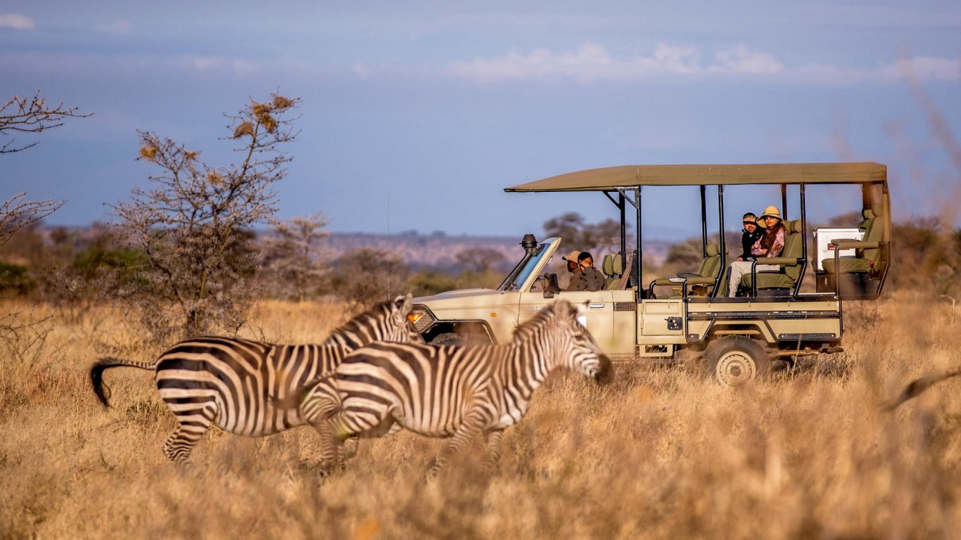 Game drives in Selous game reserve