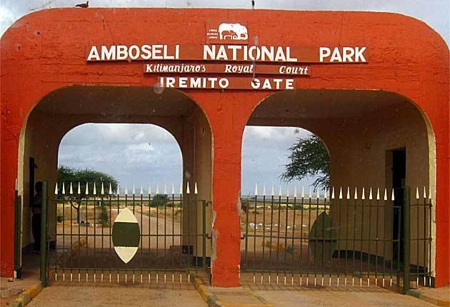 Gates in Amboseli National Park 